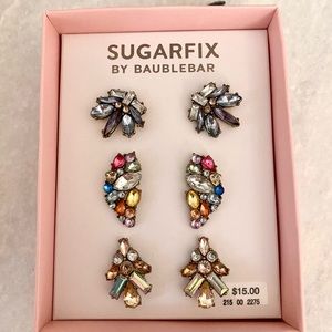 SUGARFIX By BAUBLEBAR 3 Piece Earring Boxed Set